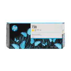 HP 738 300-ml Yellow DesignJet Ink Cartridge HP 738 300-ml Yellow DesignJet Ink Cartridge