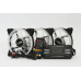 1stCOOL Fan KIT AURA EVO 2 ARGB, 3x Dual Ring ventilátor + ovládač + diaľkové ovládanie