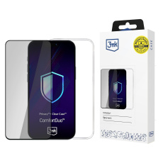 3mk ComfortDuo Privacy Clear pro Apple iPhone 16E 3mk ComfortDuo Privacy Clear pro Apple iPhone 16E