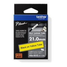 BROTHER smršťovací bužírka - HSE-651E žlutá pro H300 H500 E550 P700 P750 D800 P900 P950 - 21mm / 4,2-13,5mm / 3:1 BROTHER smršťovací bužírka - HSE-651E žlutá pro H300 H500 E550 P700 P750 D800 P900 P950 - 21mm / 4,2-13,5mm / 3:1