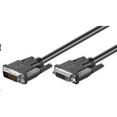 Predlžovací kábel PREMIUMCORD DVI-D,dual-link,DVI(24+1),MF, 3 m Predlžovací kábel PREMIUMCORD DVI-D,dual-link,DVI(24+1),MF, 3 m
