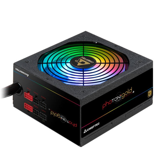 Napájací zdroj CHIEFTEC Photon Gold, GDP-750C-RGB, 750W, ATX-12V V.2.3/EPS-12V, PS-2, 14cm RGB ventilátor, >90%