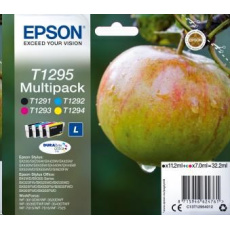 Atrament EPSON Multipack 4-farebný atrament "Apple" T1295 DURABrite Ultra Atrament EPSON Multipack 4-farebný atrament "Apple" T1295 DURABrite Ultra