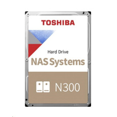 TOSHIBA HDD N300 NAS 10TB, SATA III, 7200 otáčok za minútu, 256MB cache, 3,5", BULK