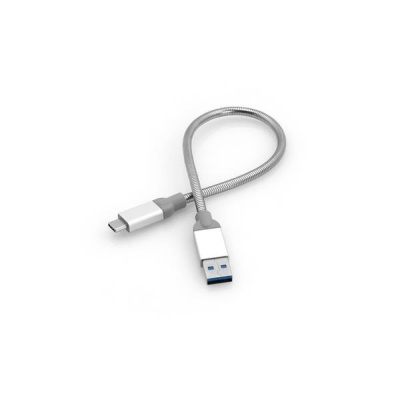 VERBATIM kabel USB-C to USB-A Sync & Charge Cable USB 3.1 GEN 2 30cm (Silver)
