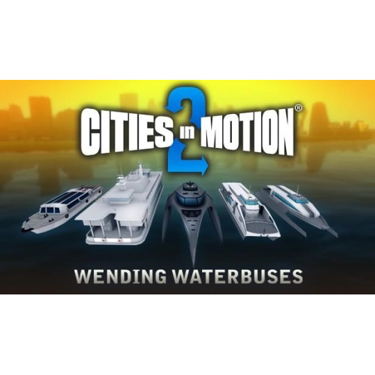 Cities in Motion 2: Wending Waterbuses (PC) klíč Steam Cities in Motion 2: Wending Waterbuses (PC) klíč Steam