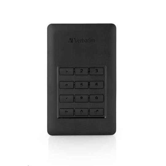 VERBATIM HDD 2.5" 1 TB vrátane.KEYPAD USB3.1 USB 3.0 GDPR