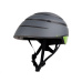ACER Foldable Helmet (skládací helma), šedá se zeleným reflexním pruhem vzadu, velikost L (60-63 cm), 375 gr