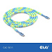 Club3D Kabel s korálky USB-C, 480Mbps, PD 60W, 2m, modrá