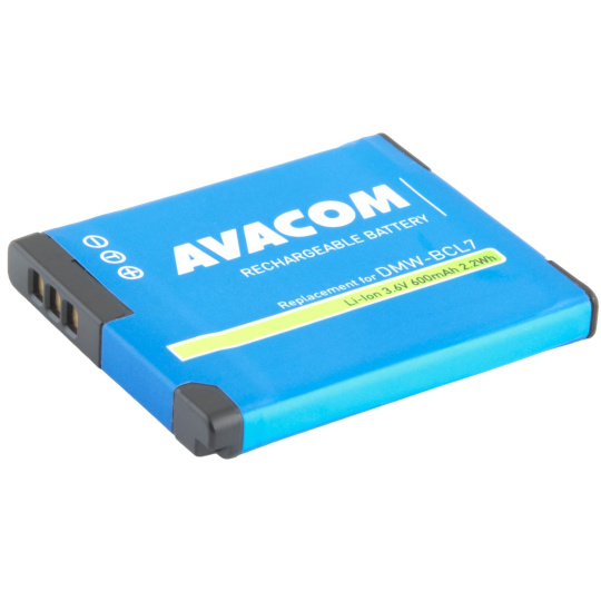 AVACOM náhradní baterie Panasonic DMW-BCL7 Li-Ion 3.6V 600mAh 2.2Wh