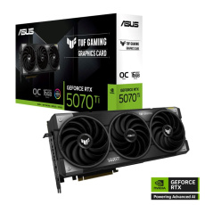 ASUS VGA NVIDIA GeForce RTX 5070 Ti TUF GAMING 16GB OC, 16GB GDDR7, 3xDP, 2xHDMI ASUS VGA NVIDIA GeForce RTX 5070 Ti TUF GAMING 16GB OC, 16GB GDDR7, 3xDP, 2xHDMI