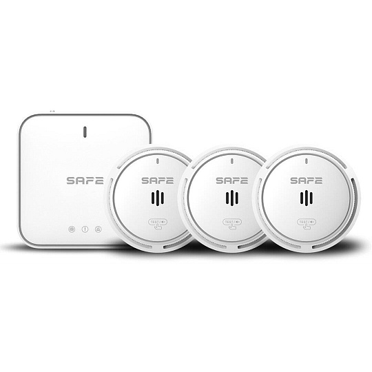 Safe S-FSC31-RF SET FIRE BASIC PLUS - 1x SAFE50HUB-WRF, 3x SAFE10Y30-RF Safe S-FSC31-RF SET FIRE BASIC PLUS - 1x SAFE50HUB-WRF, 3x SAFE10Y30-RF