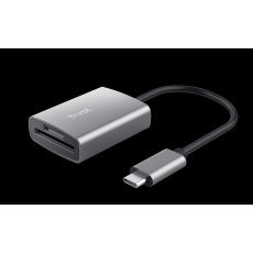 Čítačka pamäťových kariet TRUST DALYX Fast, externá, USB-C, 8 cm Čítačka pamäťových kariet TRUST DALYX Fast, externá, USB-C, 8 cm