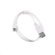 Kábel C-TECH USB 2.0 AM/Micro, 2 m, biela Kábel C-TECH USB 2.0 AM/Micro, 2 m, biela