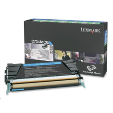 Toner LEXMARK CYAN C734, C736, X734, X736, X738 na 6000 strán Toner LEXMARK CYAN C734, C736, X734, X736, X738 na 6000 strán