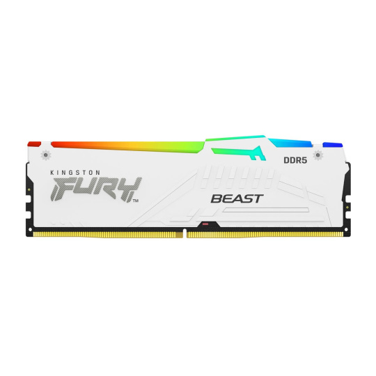 KINGSTON DIMM DDR5 32GB 6000MT/s CL30 Non-ECC FURY Beast RGB EXPO, Bílá