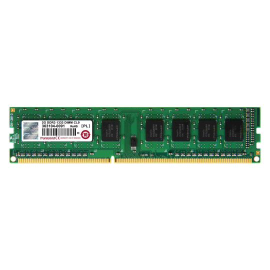 DDR3 DIMM 2GB 1333MHz TRANSCEND 1Rx8 CL9