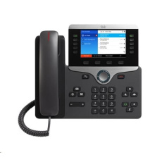 Cisco CP-8851-3PCC-K9=, telefón VoIP, 10 riadkov, 2x10/100/1000, 5" displej, Bluetooth, USB, PoE