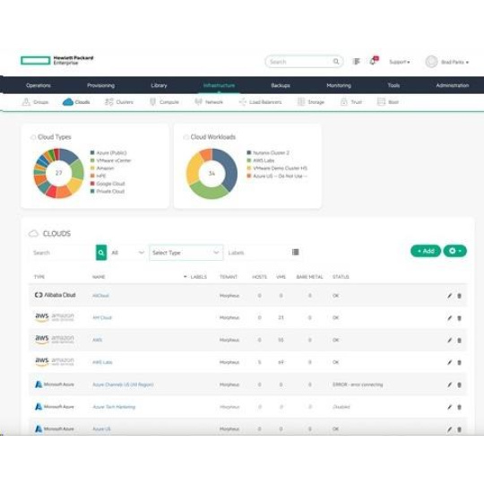 HPE Morpheus Enterprise Software per Socket (15 WLE) 5-year 24x7 Support New Install E-LTU HPE Morpheus Enterprise Software per Socket (15 WLE) 5-year 24x7 Support New Install E-LTU