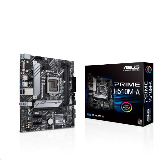 ASUS MB Sc LGA1200 PRIME H510M-A, Intel H510, 2xDDR4, 1xDP, 1xHDMI, 1xVGA, mATX