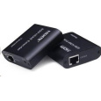 PREMIUMCORD HDMI extender na 60 m FULL HD 1080p cez jeden kábel Cat5e/6/6a/7, nastavenie EDID