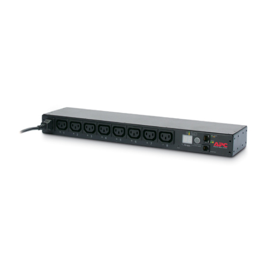 APC Rack PDU, prepínaná, 1U, 12A/208V, 10A/230V, (8)C13, IEC-320 C14 1.98m