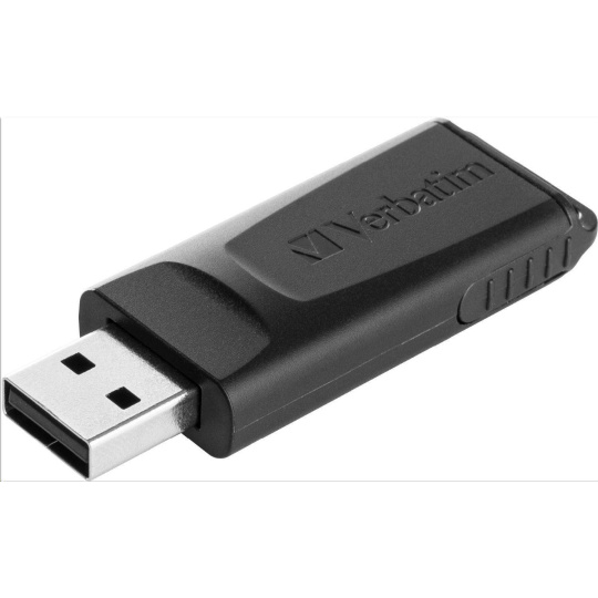 VERBATIM Flash disk 32 GB Store 'n' Go Slider, čierny