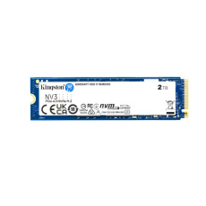 Kingston SSD 2TB NV3, M.2 2280, NVMe PCIe Gen4x4, (R: 6000MB/s; W: 5000MB/s) Kingston SSD 2TB NV3, M.2 2280, NVMe PCIe Gen4x4, (R: 6000MB/s; W: 5000MB/s)