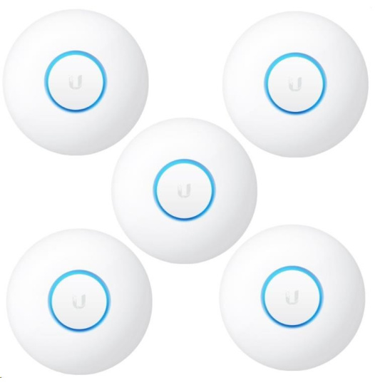 UBNT UniFi AP nanoHD, 5-PACK, bez PoE! [Inside AP, 2.4+5GHz (300Mbps+1733Mbps), MU-MIMO, 802.11a/b/g/n]