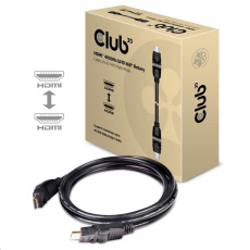 Kábel HDMI Club3D 2.0 4K60Hz UHD, 360 otočné konektory (M/M), 2 m