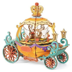 RoboTime 3D skládačka hrací skříňky Dýňový kočár RoboTime 3D skládačka hrací skříňky Dýňový kočár