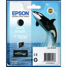Čierny atrament EPSON ULTRACHROME HD "Scythe" - matná čierna - T7608 (25,9 ml) Čierny atrament EPSON ULTRACHROME HD "Scythe" - matná čierna - T7608 (25,9 ml)