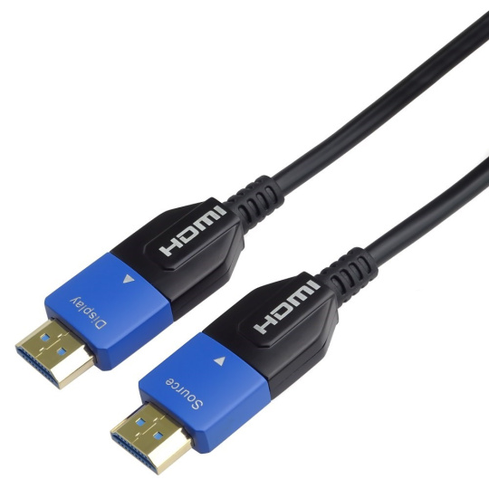 PREMIUMCORD Ultra High Speed HDMI 2.1 optický kabel 8K@60Hz 4K@120Hz 15m zlacený