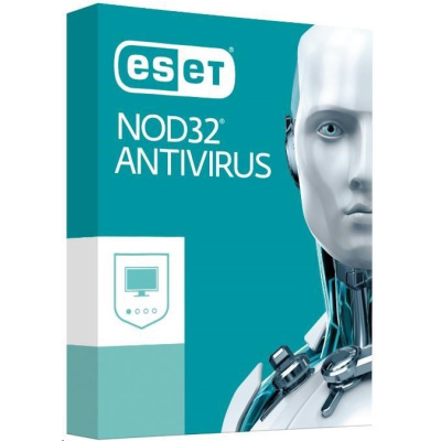 ESET NOD32 Antivirus: Krabicová licencia pre 4 PC na 1 rok