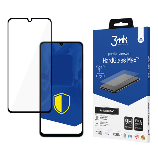 3mk tvrzené sklo HardGlass Max Black pro Samsung Galaxy A06 3mk tvrzené sklo HardGlass Max Black pro Samsung Galaxy A06