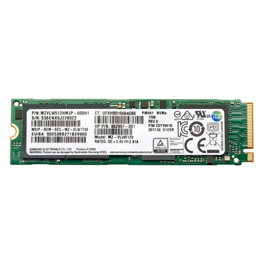 HP 512GB PCIe NVME TLC SSD M.2 Disk pre stolný počítač HP 512GB PCIe NVME TLC SSD M.2 Disk pre stolný počítač