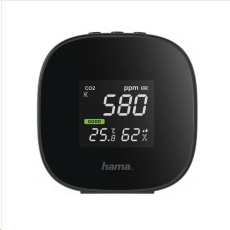 Hama Safe, přístroj pro měření kvality vzduchu (CO2, teploty a vlhkosti vzduchu) Hama Safe, přístroj pro měření kvality vzduchu (CO2, teploty a vlhkosti vzduchu)
