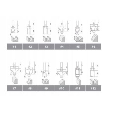 Makita A-88440 sada frézek