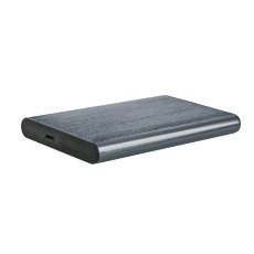 Externý box GEMBIRD pre 2,5" disky, USB 3.1, typ C, brúsený hliník, sivá Externý box GEMBIRD pre 2,5" disky, USB 3.1, typ C, brúsený hliník, sivá
