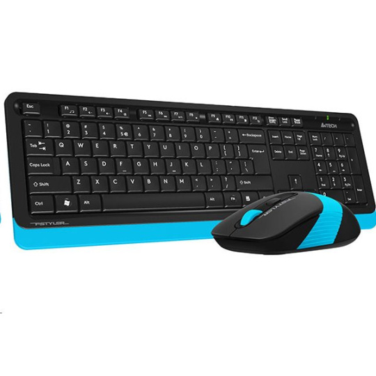 A4tech FG1010 FSTYLER set bezdrôtový. klávesnica + myš, modrá