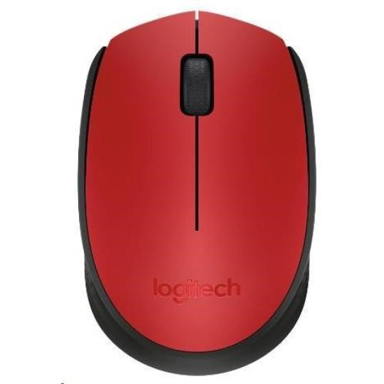 Bezdrôtová myš Logitech M171, červená