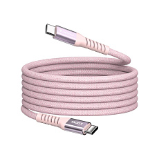VERBATIM Kabel USB-C Sync & Charge, 100W, Magnetický, 120cm, růžová