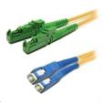 Duplexní patch kabel SM 9/125, OS2, E2000(APC)-SC(PC), LS0H, 2m