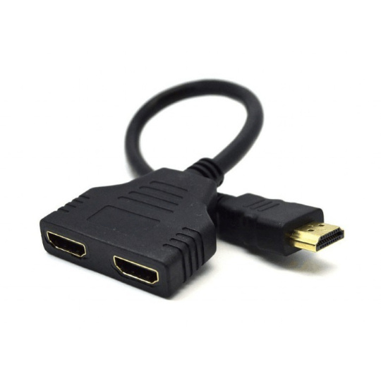 GEMBIRD Dátový rozdeľovač HDMI, pasívny, kábel, 2-cestný