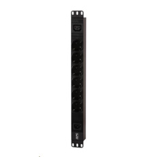 APC Easy PDU, Basic, 1U, 10A, 230V, (6) Schuko a (1) C13, IEC C14 (2.5m)