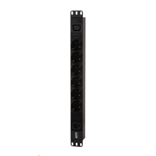 APC Easy PDU, Basic, 1U, 10A, 230V, (6) Schuko a (1) C13, IEC C14 (2.5m)