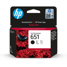 HP 651 Black Original Ink Advantage Cartridge, C2P10AE (600 pages) HP 651 Black Original Ink Advantage Cartridge, C2P10AE (600 pages)