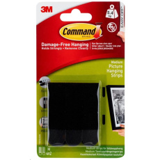 3M COMMAND nalepovací systém rámečků na zeď M-5.4kg, černá 3M COMMAND nalepovací systém rámečků na zeď M-5.4kg, černá