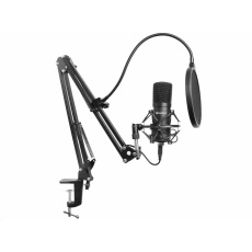 Zostava mikrofónu Sandberg na streamovanie, USB, čierna