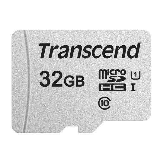 Karta TRANSCEND MicroSDHC 32GB 300S, UHS-I U1, bez adaptéra